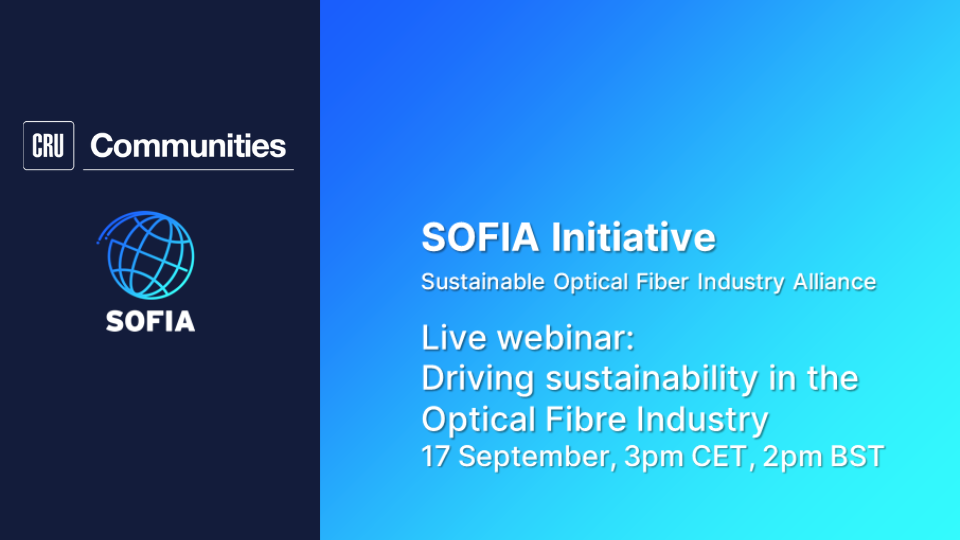 SOFIA initiative introduction: Driving sustainability in the Optical Fibre Industry