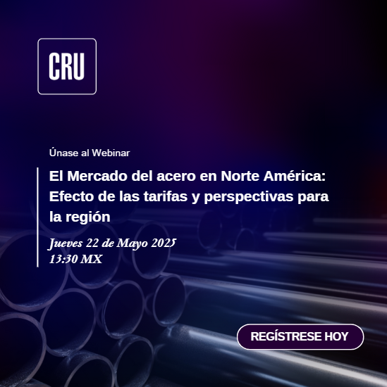 El Mercado del acero en Norte América: Efecto de las tarifas y perspectivas para la región