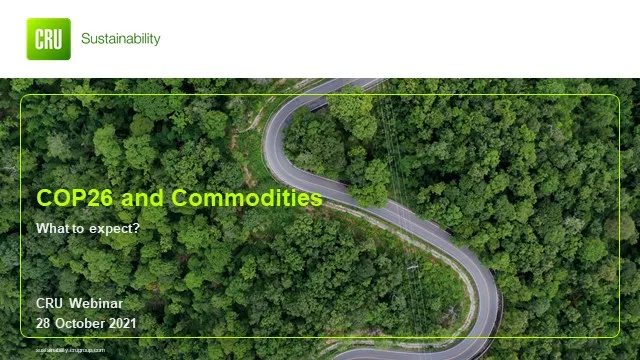 COP26 and commodities What to expect Image