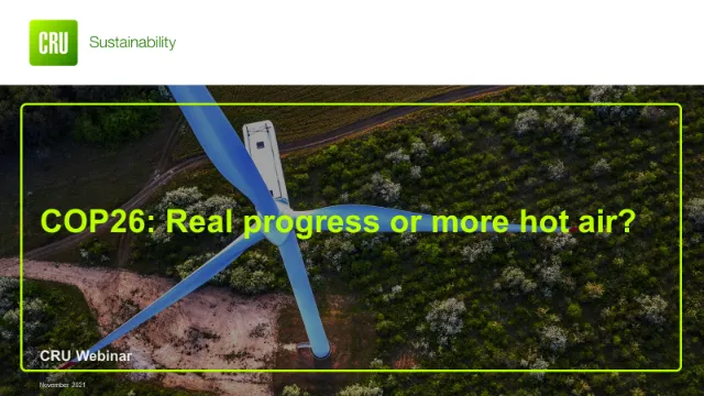 COP26 Real progress or more hot air Image