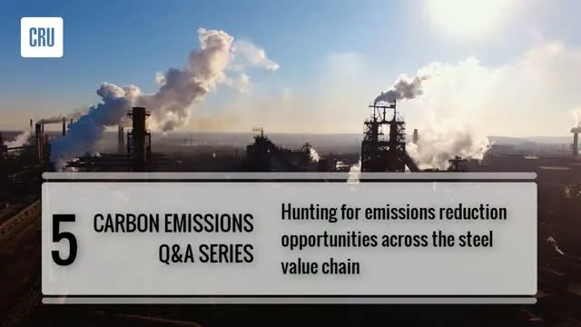 5. Hunting for emissions reduction opportunities across the steel value chain Image