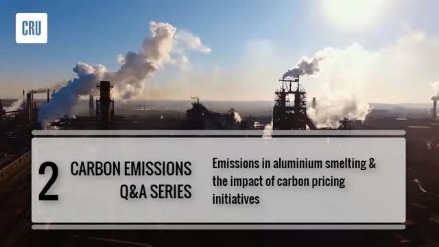 2. Emissions in aluminium smelting and impact of carbon pricing initiatives Image