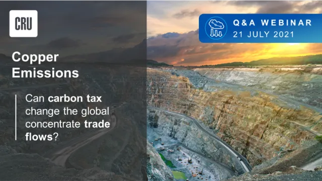 Copper emissions Can carbon tax change the global concentrate trade flows Image